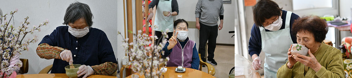 春を感じる「オンライン和菓子作り体験」を行いました。　2026年4月