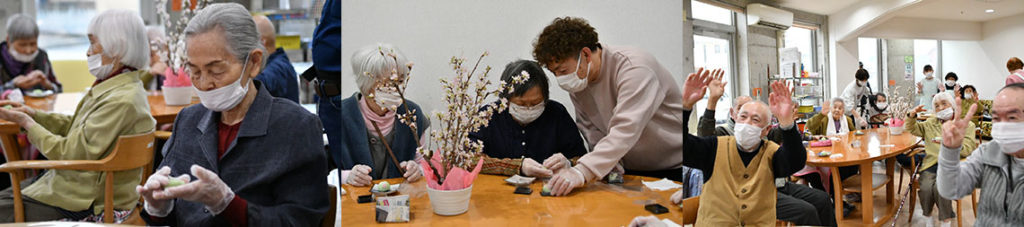 春を感じる「オンライン和菓子作り体験」を行いました。　2026年4月